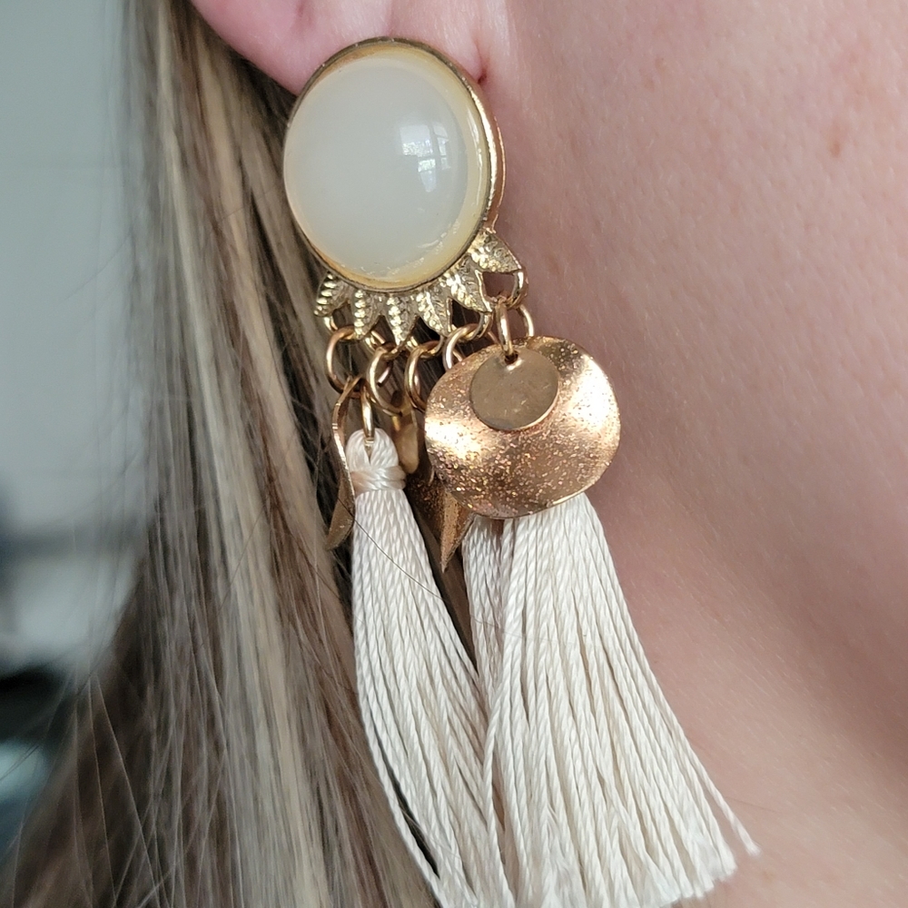 Bohemian Sequins Tassel Earrings